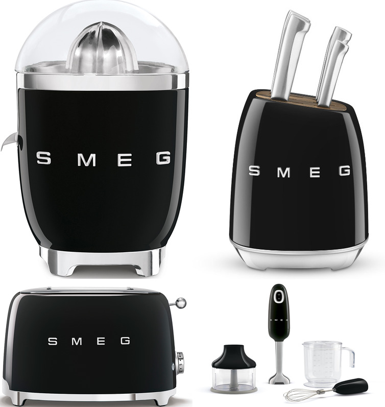 Фото товара: Smeg KLF04BLEU + TSF01BLEU + BCC13BLMEU + BLF03BLEU + HBF03BLEU + HMF01BLEU + CJF11BLEU + KBSF02BL