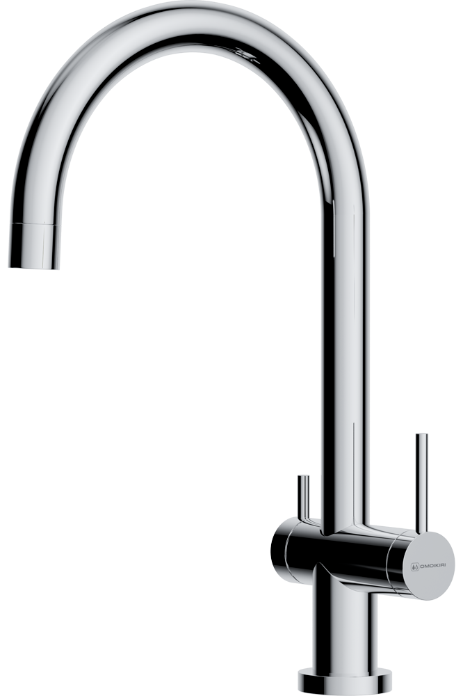 Фото товара: Omoikiri Yamada Slim-C, смеситель, хром