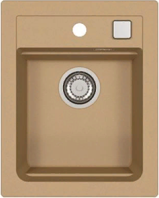 ALVEUS GRANITAL ATROX 10 BEIGE - G55, мойка, гранит, бежевый (в комплекте с сифоном 1132823)