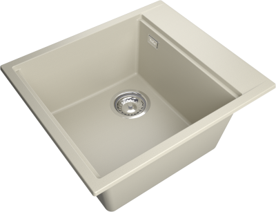 Детальное фото товара: Rivelato TESORO TR-455-L beige scuro, мойка, гранит, тёмно-бежевый