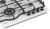 Haier HHX-M64RFW Детальное фото товара: Haier HHX-M64RFW газовая поверхность