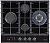 Фото товара: HIBERG VM 6145 B газовая поверхность