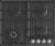 Gorenje GW641EXB Детальное фото товара: Gorenje GW641EXB газовая поверхность