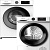 Фото товара: Monsher стирка MWM 510 Blanc + сушка MDM 510 Blanc + соед.эл MDS 510 Blanc