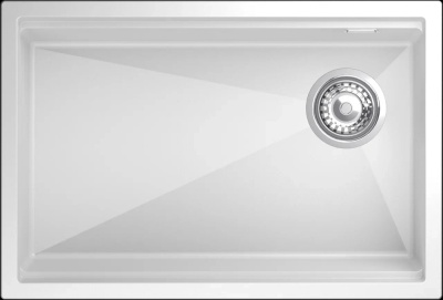 Rivelato LINO LN-654-R, мойка, гранит, белый 101