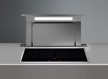 Фото товара: Falmec DOWNDRAFT GLASS STEEL 90