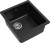 Rivelato BERKANA BK-35 nero, мойка, гранит, черный Детальное фото товара: Rivelato BERKANA BK-35 nero, мойка, гранит, черный