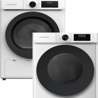 Детальное фото товара: Kuppersberg стирка WM 593 W + сушка DM 593 W + соед. эл DS 592 W