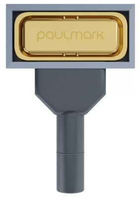 Paulmark PM24-BG, перелив овальный с логотипом, брашированное золото