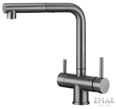 Emar ECB-7017 PVD dark, смеситель, черный