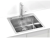ALVEUS PURE 30 KMB-90, мойка, нержавеющая сталь (в комплекте с сифоном 1127252) Детальное фото товара: ALVEUS PURE 30 KMB-90, мойка, нержавеющая сталь (в комплекте с сифоном 1127252)