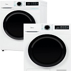 Midea стирка MF11914BS53/W + сушка MD1180BH60/W + соед.эл MSKK-W02