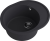 GranFest URBAN GF-UR-857L, мойка, гранит, черный Детальное фото товара: GranFest URBAN GF-UR-857L, мойка, гранит, черный