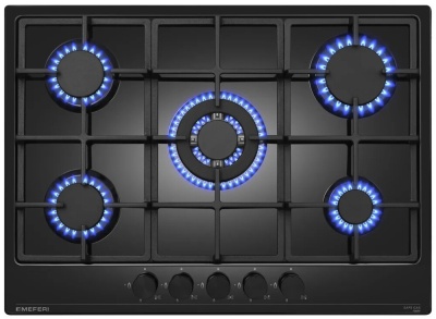Детальное фото товара: MEFERI MGH705BK POWER газовая поверхность