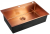 Детальное фото товара: Emar EMB-125A PVD Nano Coppery, мойка, нержавеющая сталь, медь