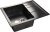 GranFest QUADRO GF-Q-650 L, мойка, мрамор, черный Детальное фото товара: GranFest QUADRO GF-Q-650 L, мойка, мрамор, черный