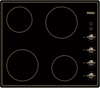 Фото товара: Haier HHX-C64ATQBB стеклокерамическая поверхность
