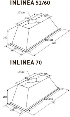 Детальное фото товара: Kuppersberg INLINEA 70 WX