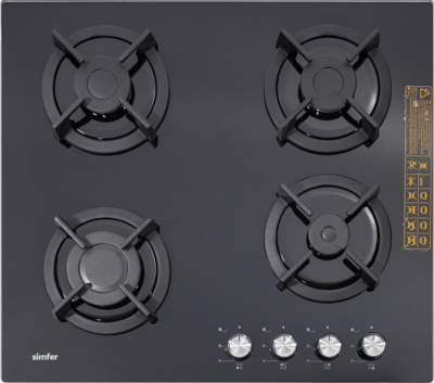 Детальное фото товара: SIMFER H60N40B416 газовая поверхность