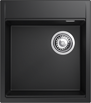 Фото товара: Rivelato TESORO TR-455-R nero, мойка, гранит, черный