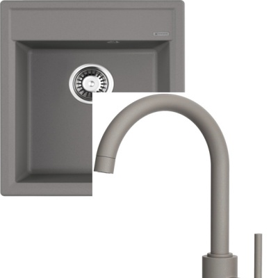 Детальное фото товара: Omoikiri Daisen 42-GR + Shinagawa-P-GR leningrad grey