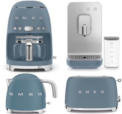 Детальное фото товара: Smeg KLF03SBMEU + TSF01SBMEU + BCC13SBMEU + DCF02SBMEU
