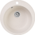 GranFest QUARZ GF-Z08, мойка, гранит, белый Детальное фото товара: GranFest QUARZ GF-Z08, мойка, гранит, белый