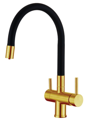 Детальное фото товара: Emar EC-3015 PVD Golden, смеситель, золото