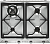 Фото товара: Smeg SR964XGH газовая поверхность