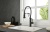 Emar ECB 7012 Black, смеситель, черный Детальное фото товара: Emar ECB 7012 Black, смеситель, черный