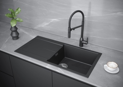 Детальное фото товара: Paulmark EXTENSIO 99, мойка, гранит, антрацит