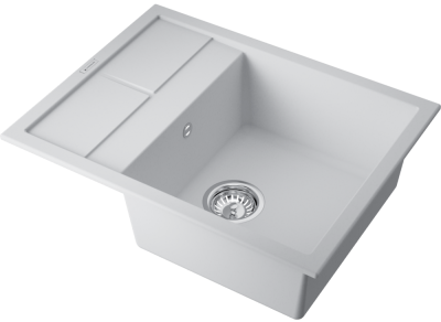 Детальное фото товара: Omoikiri Sumi 65A-WH, мойка, керамика, белый