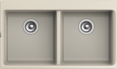 Rivelato AXEL X-90-2D beige scuro, мойка, гранит, темно-бежевый
