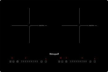 Фото товара: Weissgauff HI 412 H индукционная поверхность