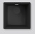 Falmec ISEO 40 CM BLACK, мойка, керамика, черный Детальное фото товара: Falmec ISEO 40 CM BLACK, мойка, керамика, черный