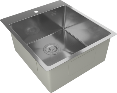 Детальное фото товара: Rivelato RINOX 4450 INOX, мойка, нержавеющая сталь