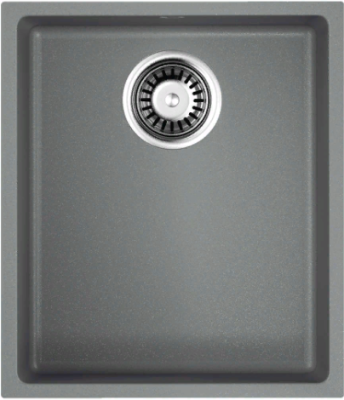 Omoikiri Bosen 38-U-GR, мойка, гранит, leningrad grey