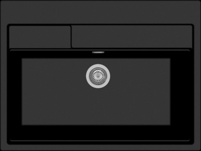 Rivelato MODULIX MD-9082, мойка, керамика, черный глубокий 503