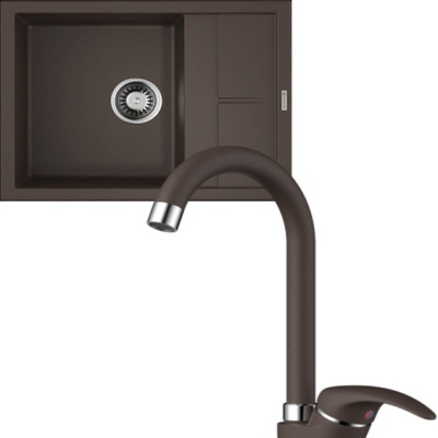 Детальное фото товара: Omoikiri Sumi 65-DC + Umi-DC темный шоколад
