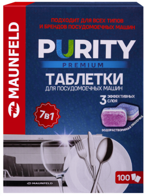 Maunfeld таблетки для посудомоечных машин MDT100PP