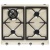 Smeg SR964PGH Детальное фото товара: Smeg SR964PGH газовая поверхность