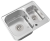 Oulin OL-0304 (F&P), мойка, нержавеющая сталь сатин Детальное фото товара: Oulin OL-0304 (F&P), мойка, нержавеющая сталь сатин