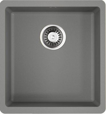 Omoikiri Kata 40-U-GR, мойка, гранит, leningrad grey