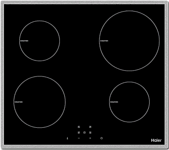 Фото товара: Haier HHX-Y64NFB индукционная поверхность