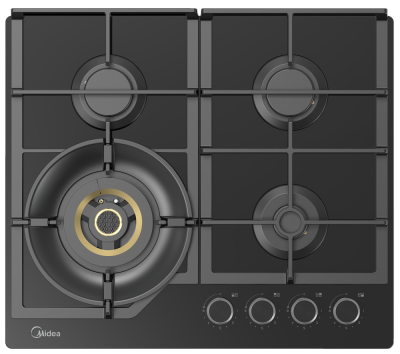 Детальное фото товара: Midea MG697VGB газовая поверхность