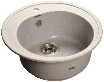 Детальное фото товара: GranFest RONDO GF-R-510, мойка, мрамор, серый