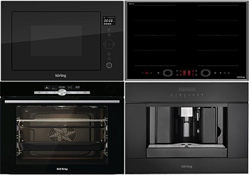 Фото товара: KORTING HIB 68700 B QUADRO + OKB 9982 EN ST + KMI 825 TGN + KCM 9200 BG