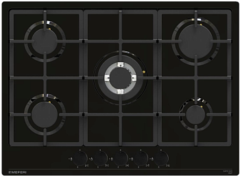 Фото товара: MEFERI MGH705BK POWER газовая поверхность