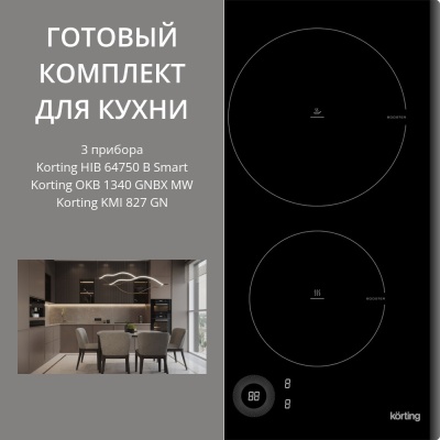 KORTING HIB 64750 B SMART + OKB 1340 GNBX MW + KMI 827 GN