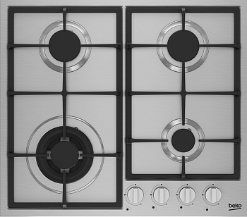 Фото товара: Beko HIYG64225SXO газовая поверхность